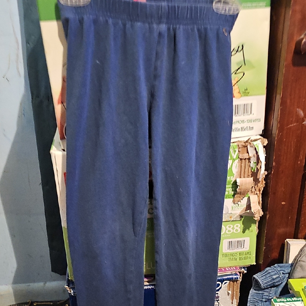!!.              Girls Size 6X  Navy Leggings